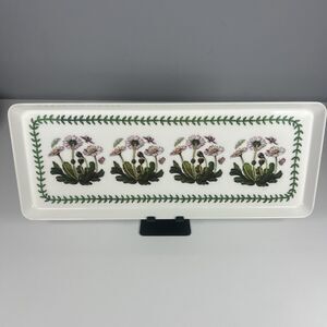 Portmeirion Botanic Garden Melamine Sandwich Tray 15.5"x6.25" Shasta Daisy